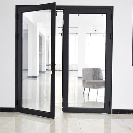 black aluminium french doors